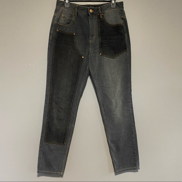 Isabel Marant Orrick Paneled High-rise Slim Jeans - Picture 5 of 9